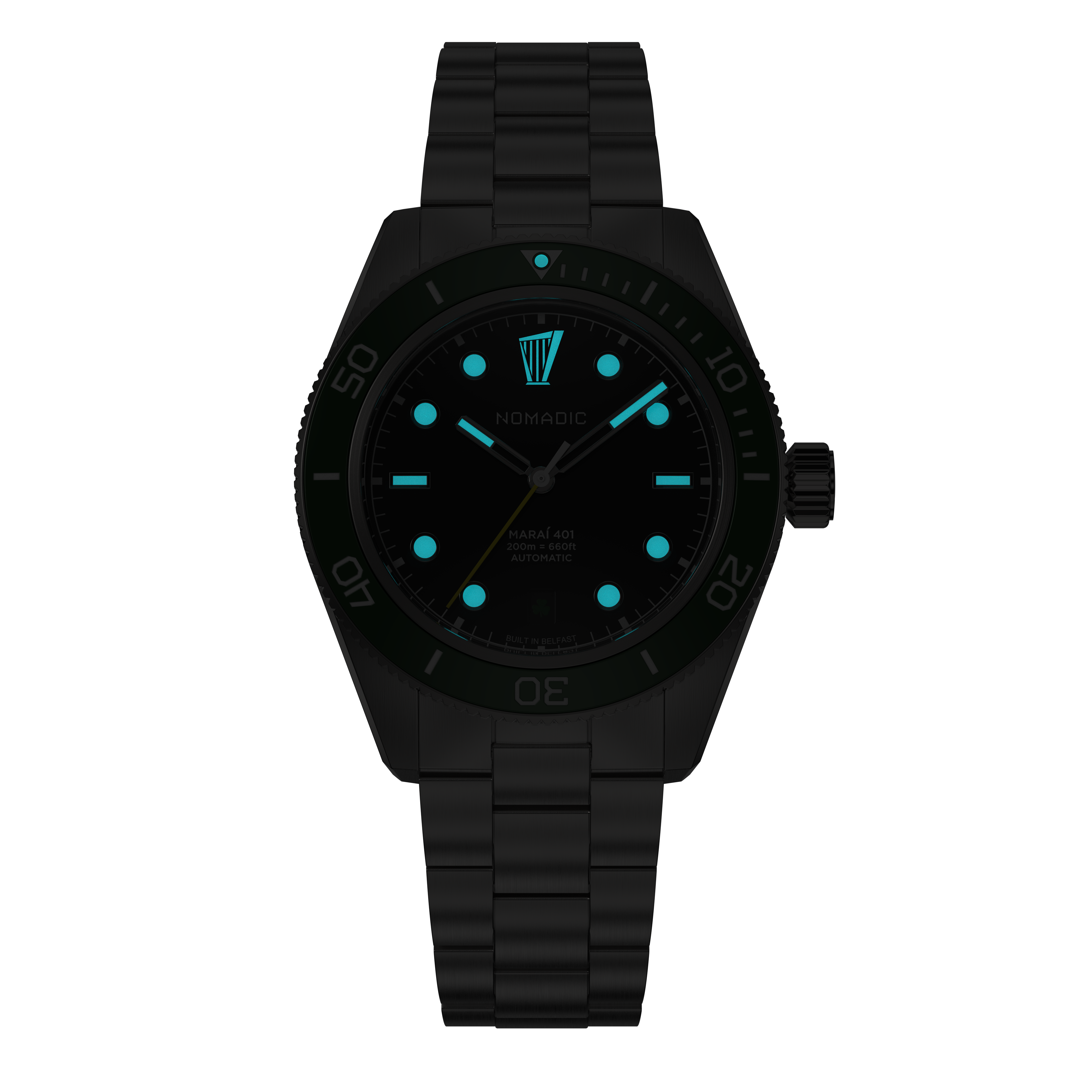 (40mm) Maraí 401 - Black Shamrock Limited Edition