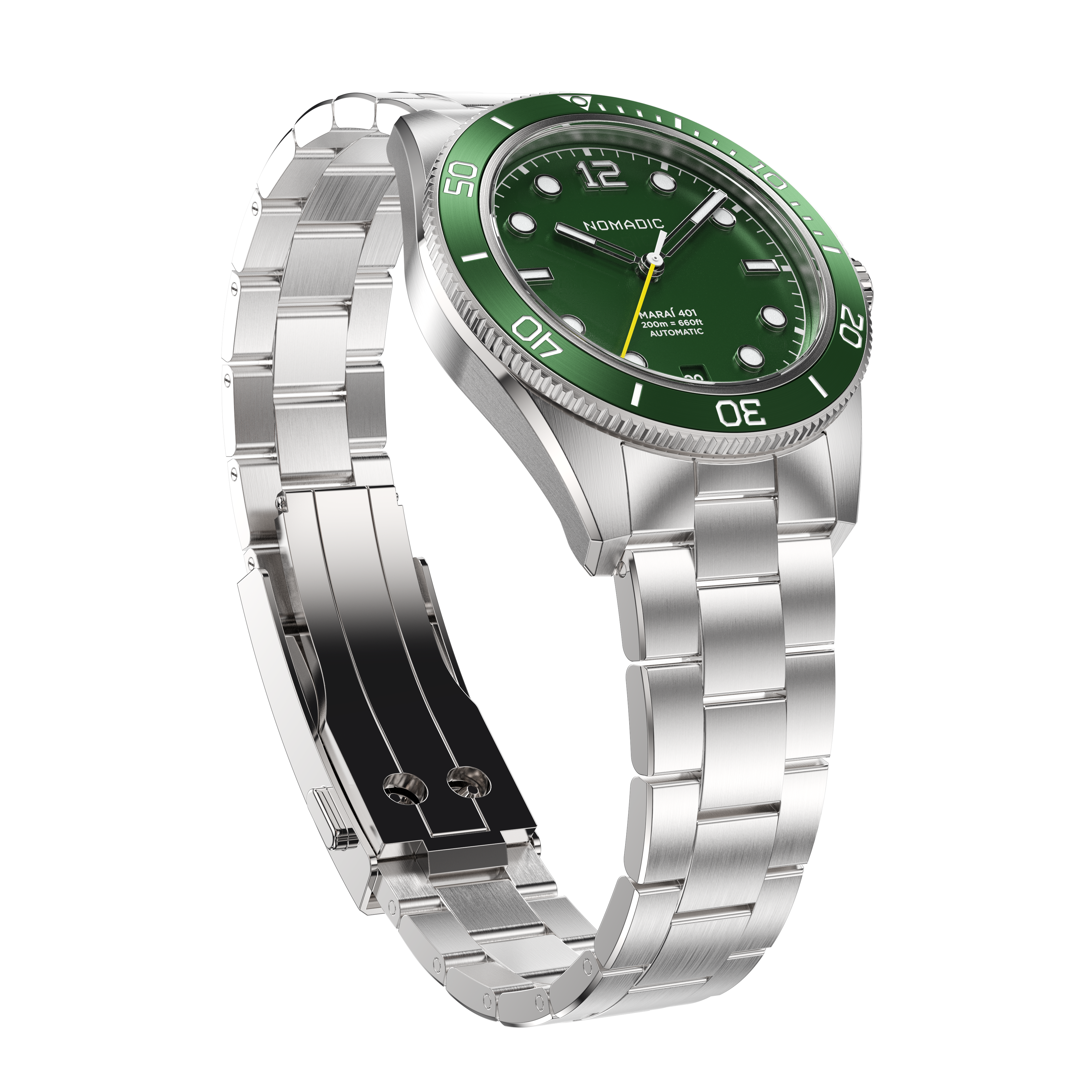 Emerald Abyss - Maraí 401 Compact - 36mm Dive Watch (2026 Edition)