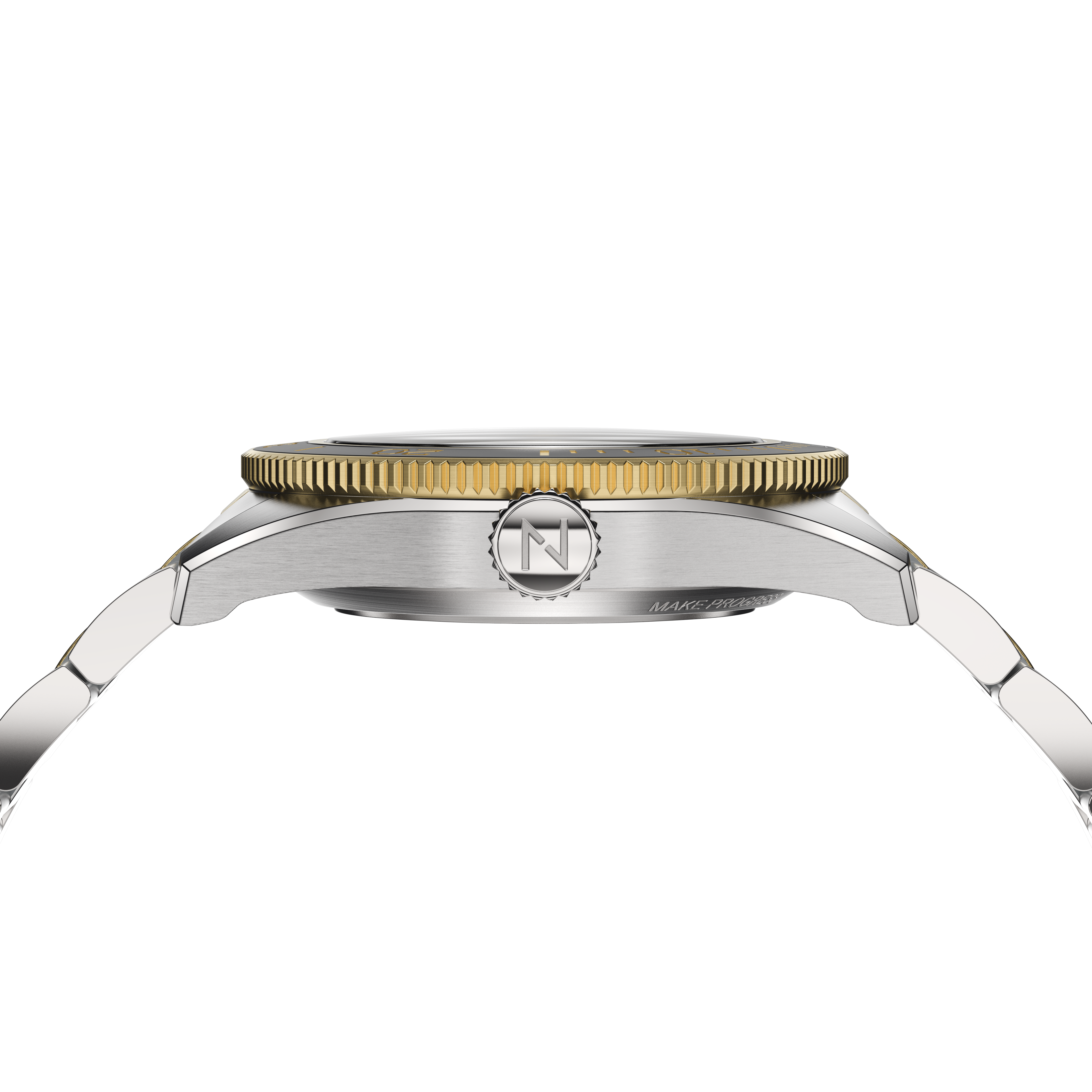 Classic Black and Gold - Maraí 401 Prestige - 40mm 18K Gold Dive Watch (2026 Edition)