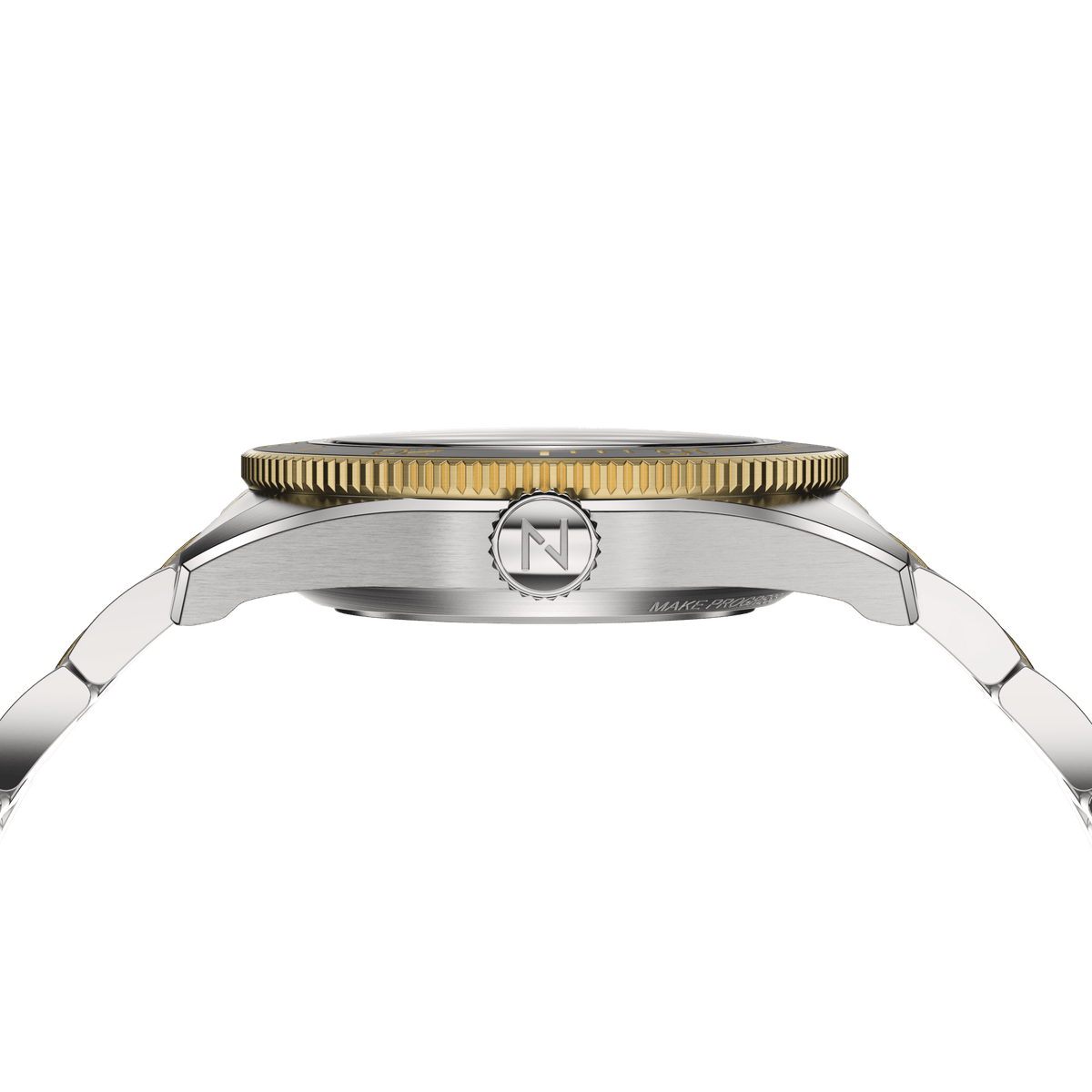 Classic Black and Gold - Maraí 401 Prestige - 40mm 18K Gold Dive Watch (2026 Edition)