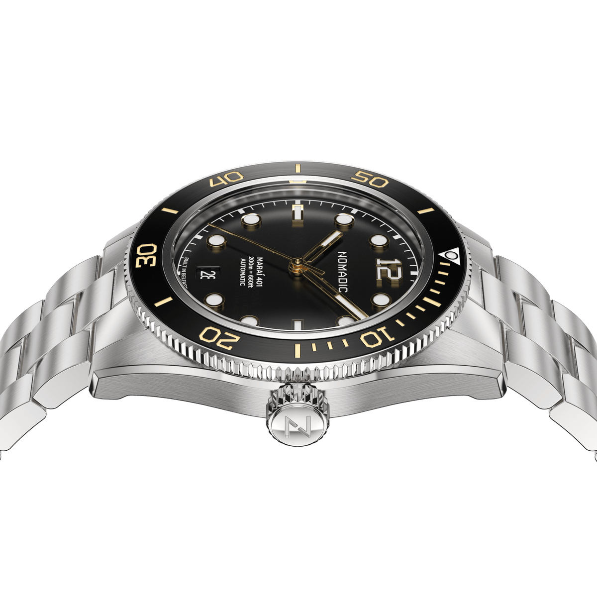 Classic Black and Gold - Maraí 401 - 40mm Dive Watch (2026 Edition)