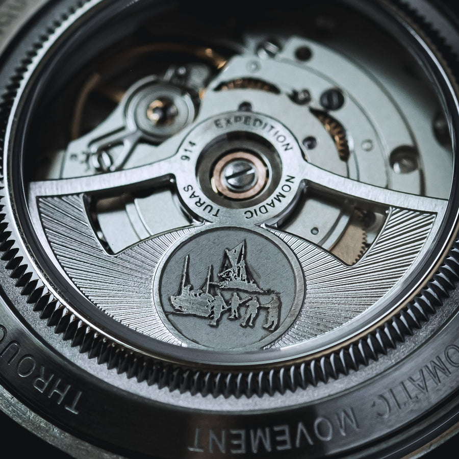 Turas 914 - Black Ice - Expedition Watch (39mm)