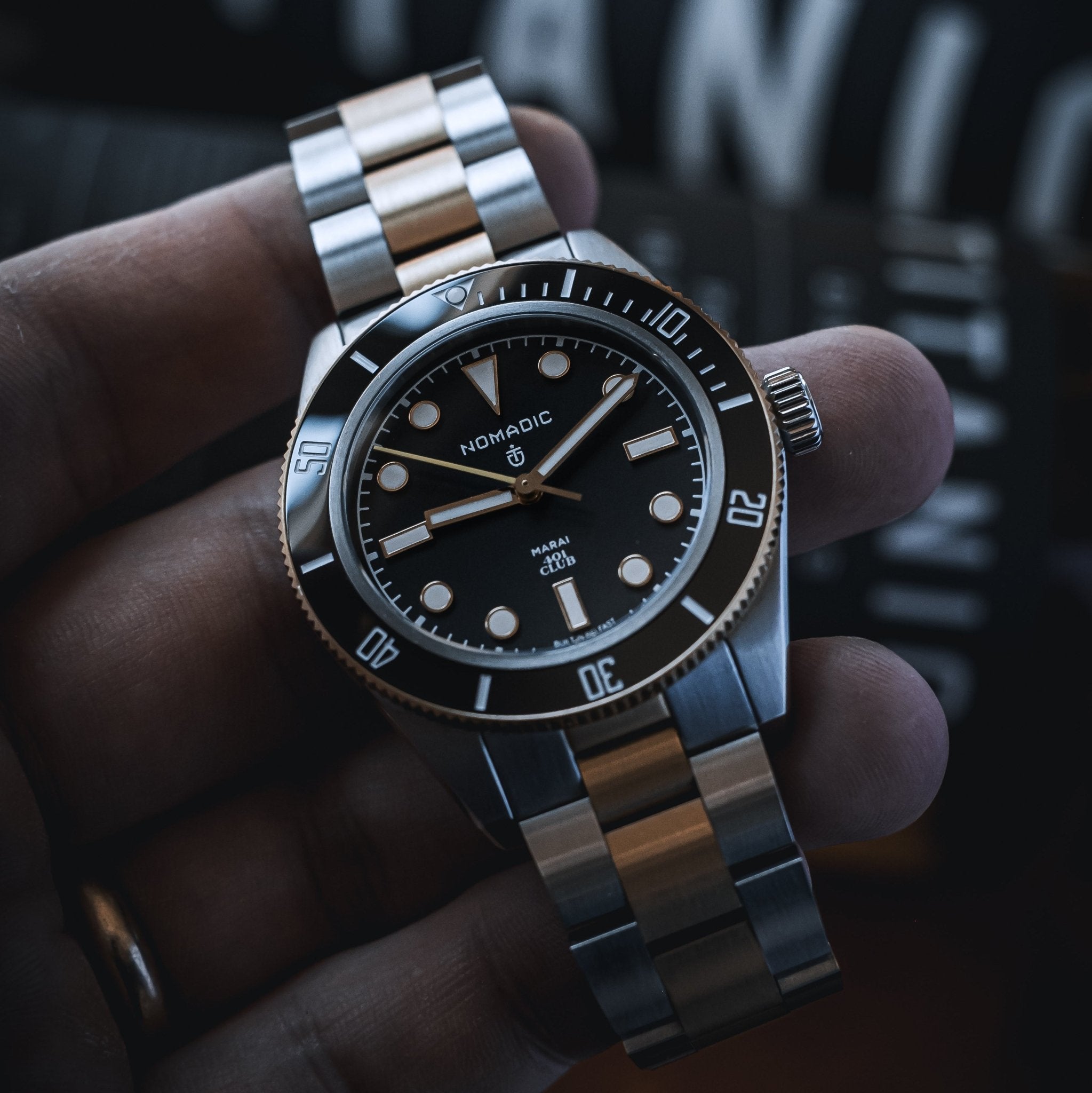 Maraí '401 Club' by Titanic Distillers - Ltd Edtn Dive Watch