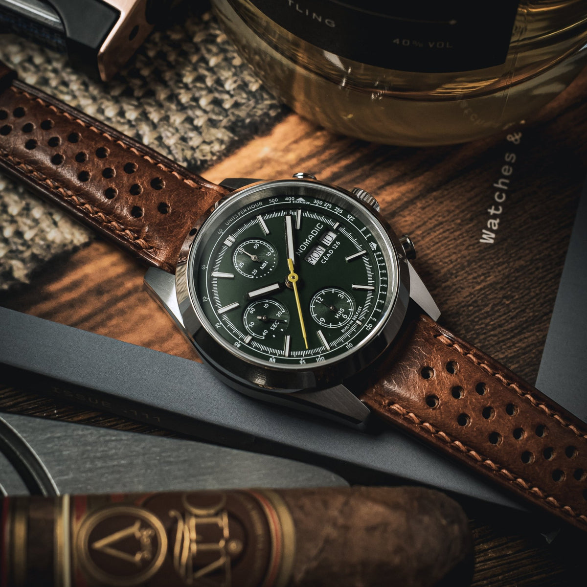 Céad 126 - Emerald Abyss - Chronograph