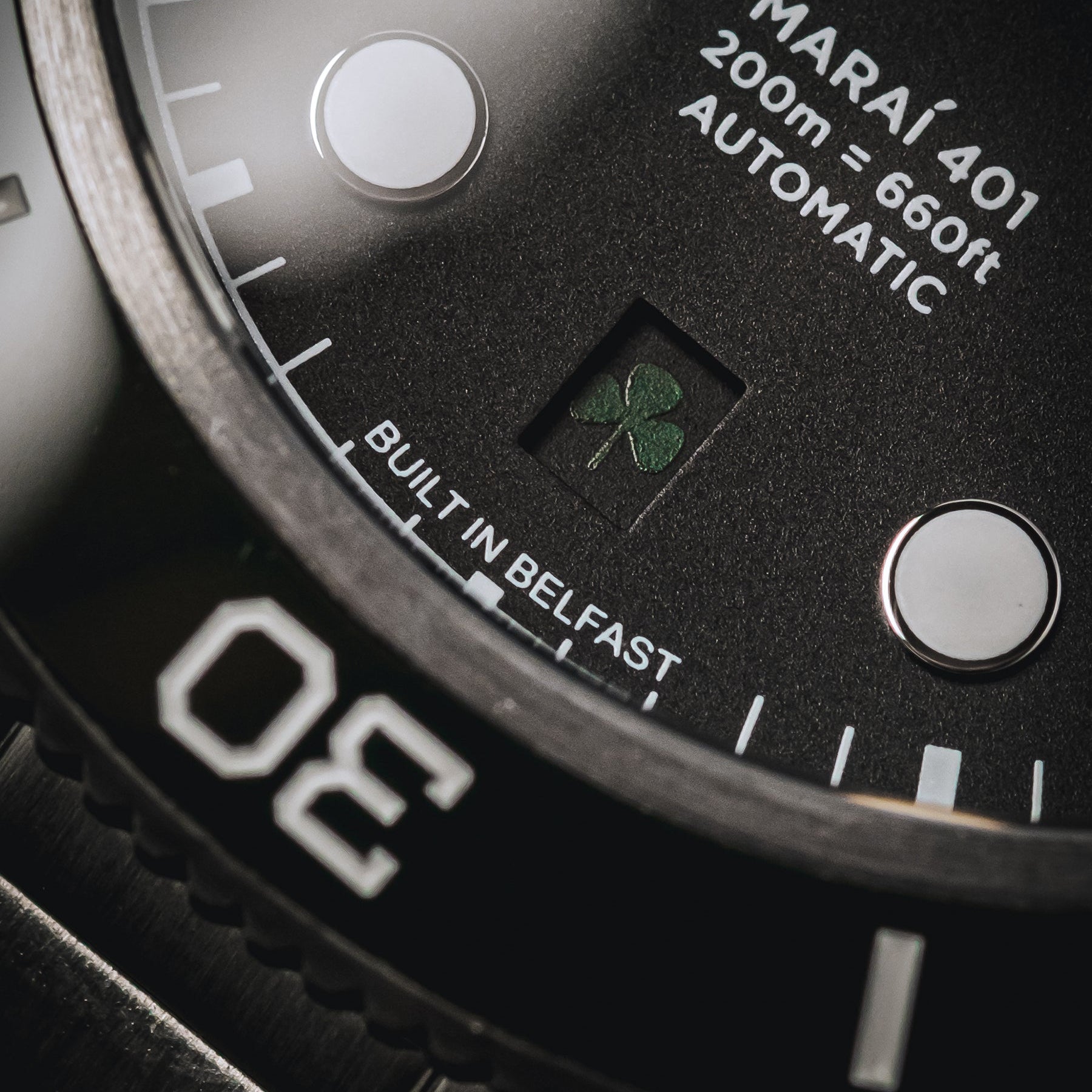 (40mm) Maraí 401 - Black Shamrock Limited Edition