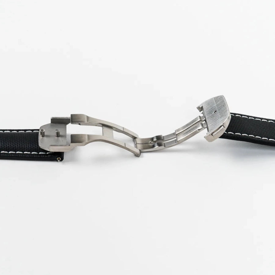 Seol Black Deployant Strap