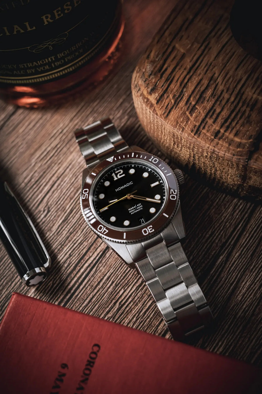 Maraí 401 Compact - Crimson Dawn - 36mm Dive Watch (2026 Edition)