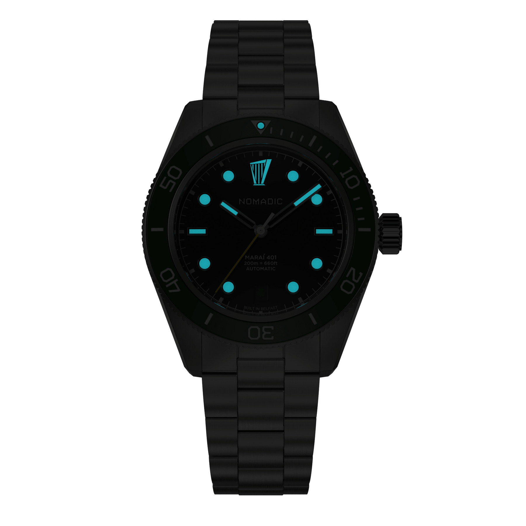 (36mm) Maraí 401 Compact - Black Shamrock Limited Edition