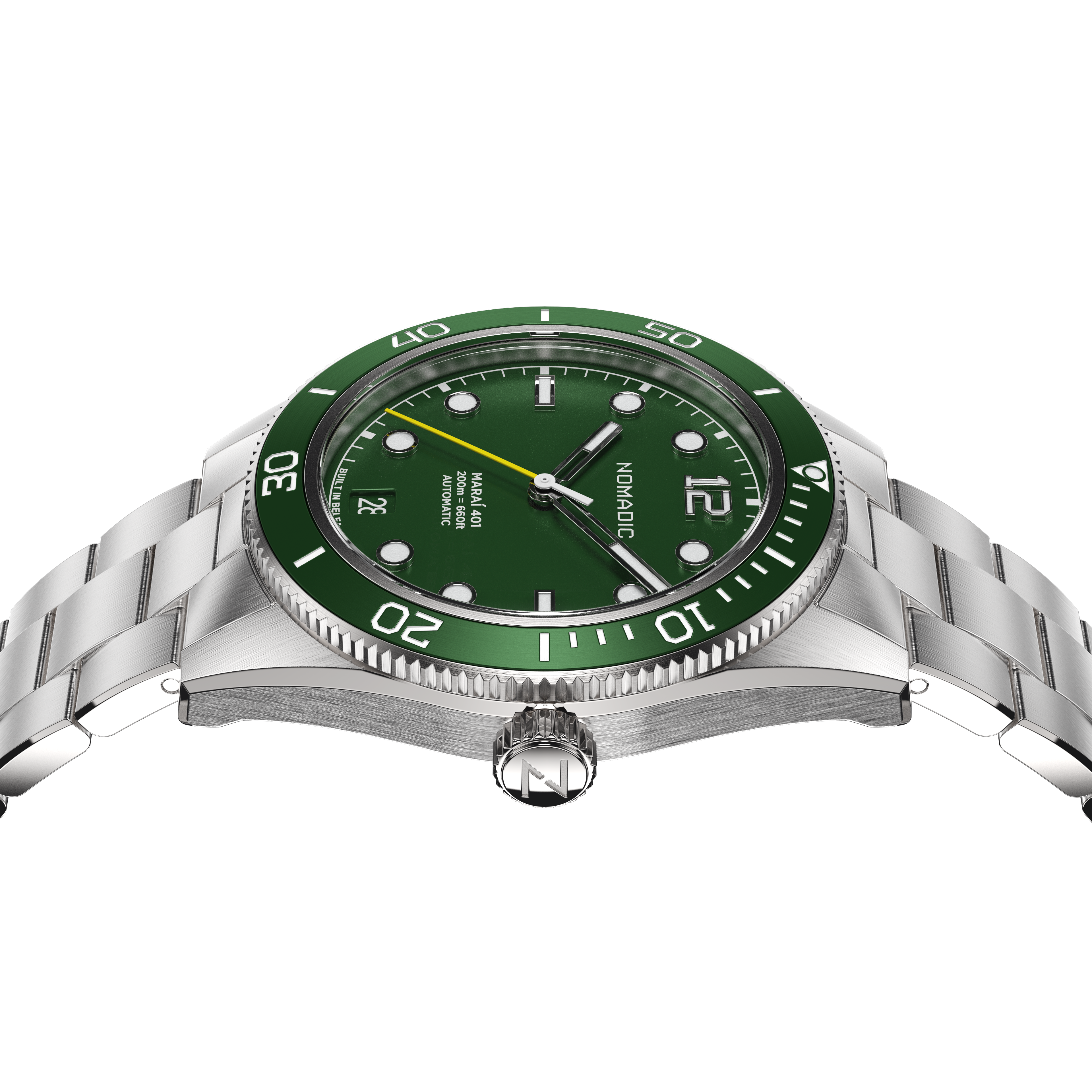 Emerald Abyss - Maraí 401 Compact - 36mm Dive Watch (2026 Edition)