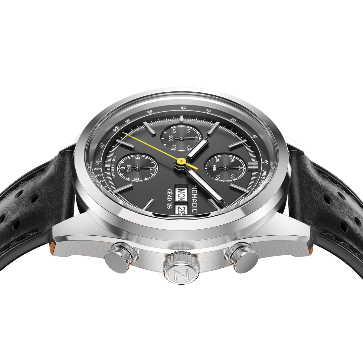 Céad 126 - Pitch Black - Chronograph