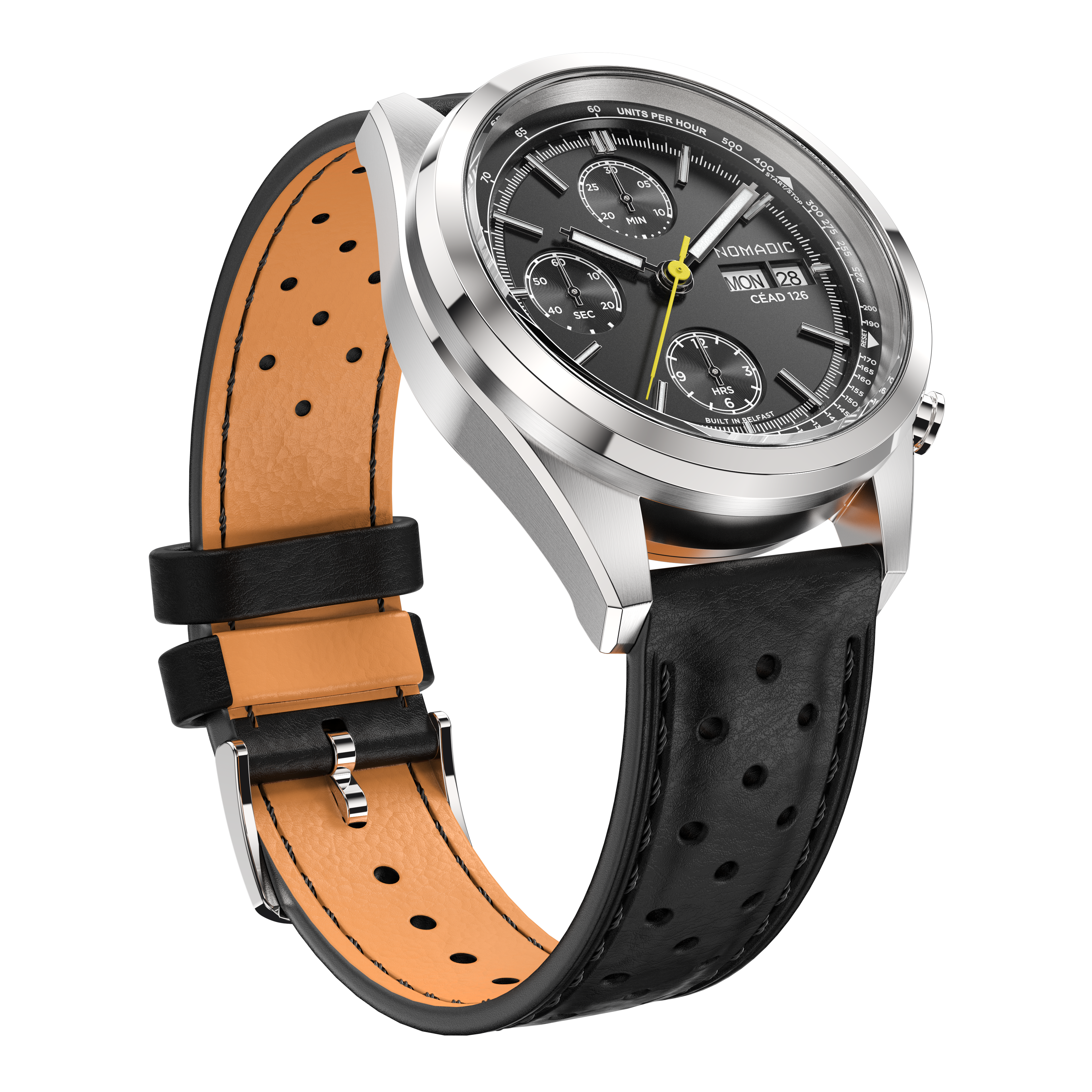 Céad 126 - Pitch Black - Chronograph