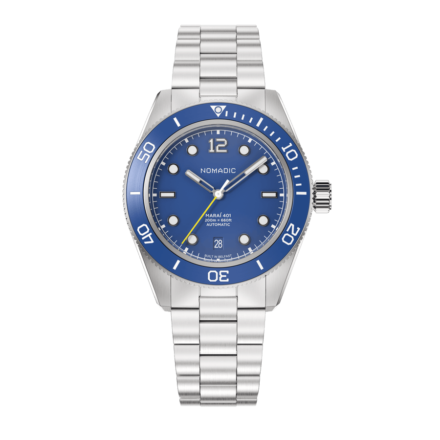 Deep Ocean Blue - Maraí 401 - 40mm Dive Watch (2026 Edition)
