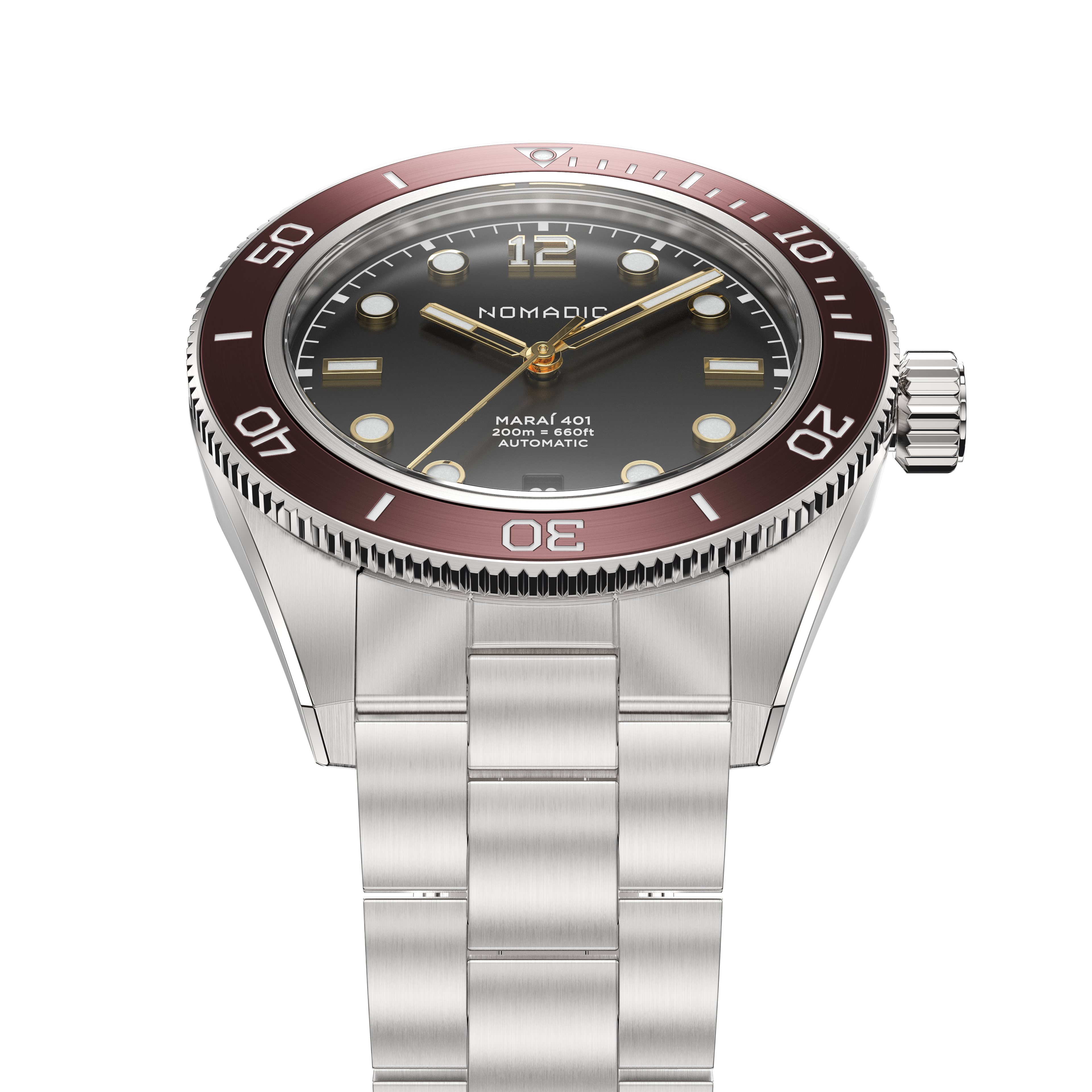Crimson Dawn - Maraí 401 - 40mm Dive Watch (2026 Edition)