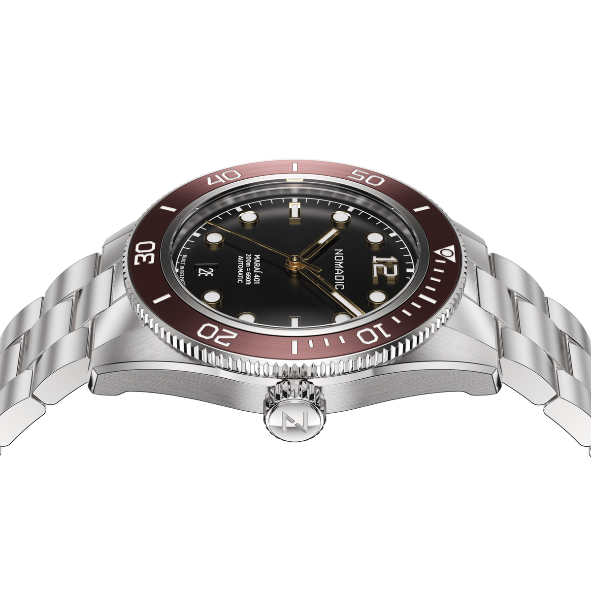 Crimson Dawn - Maraí 401 - 40mm Dive Watch (2026 Edition)