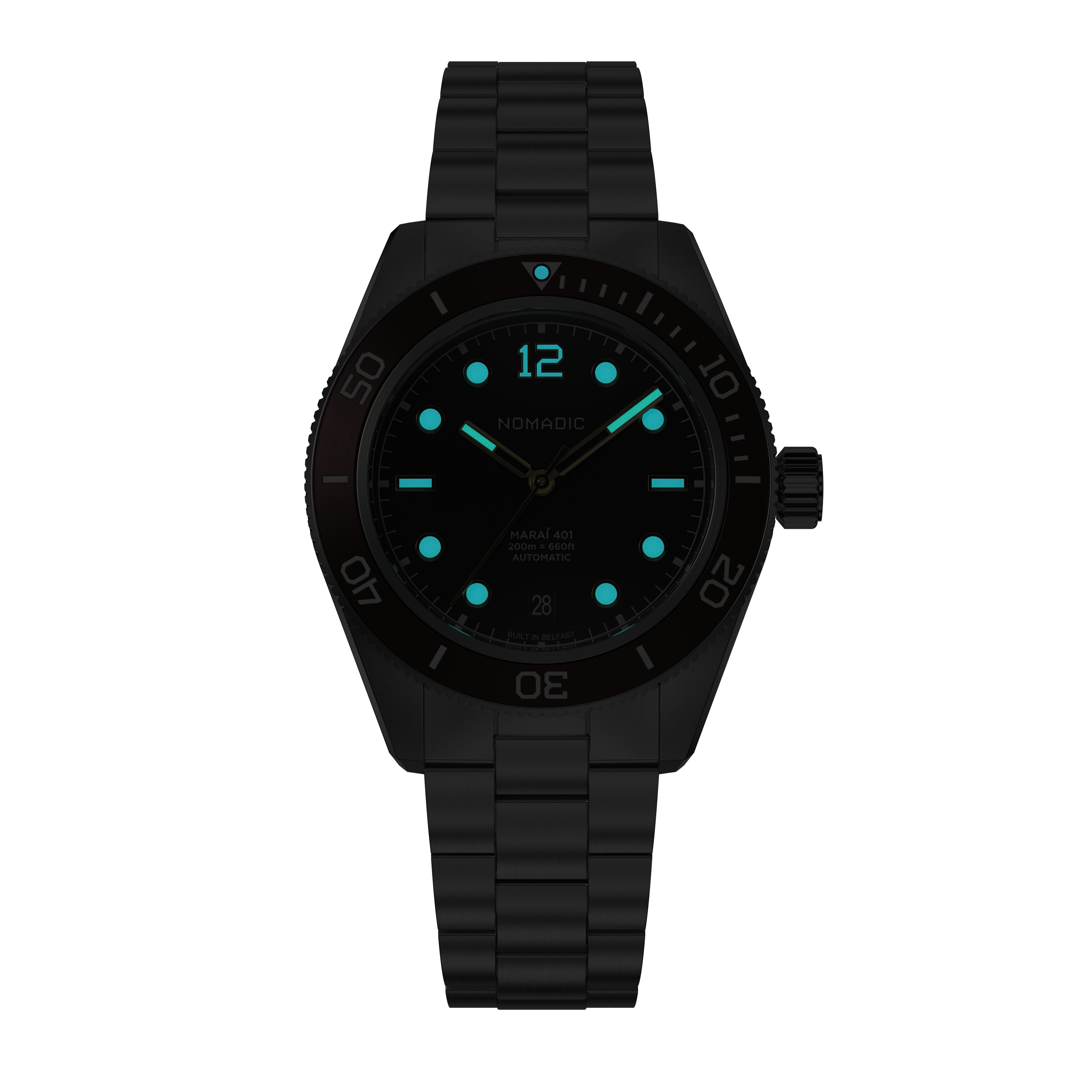 Classic Black and Gold - Maraí 401 - 40mm Dive Watch (2026 Edition)