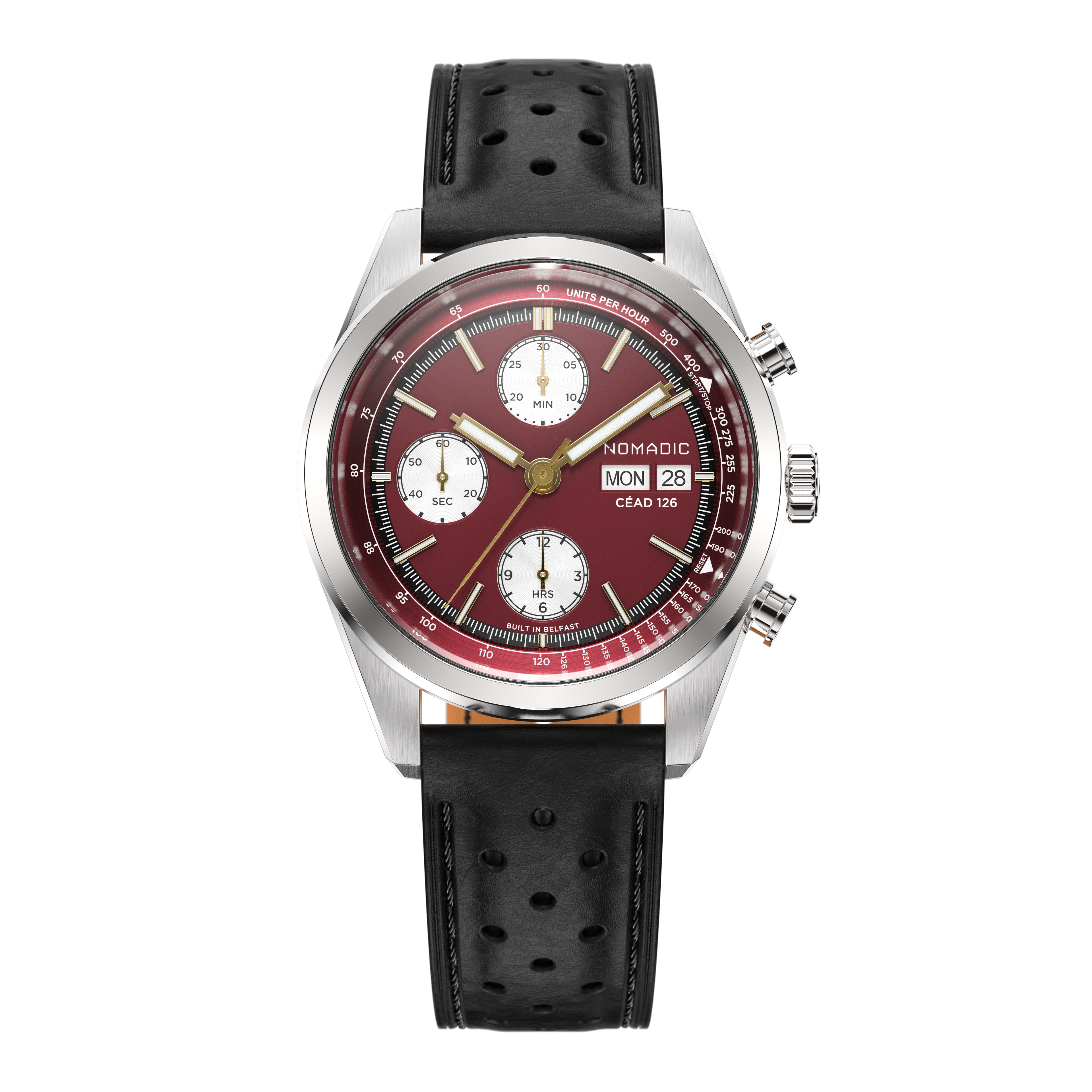 Céad 126 - Crimson Dawn - Chronograph