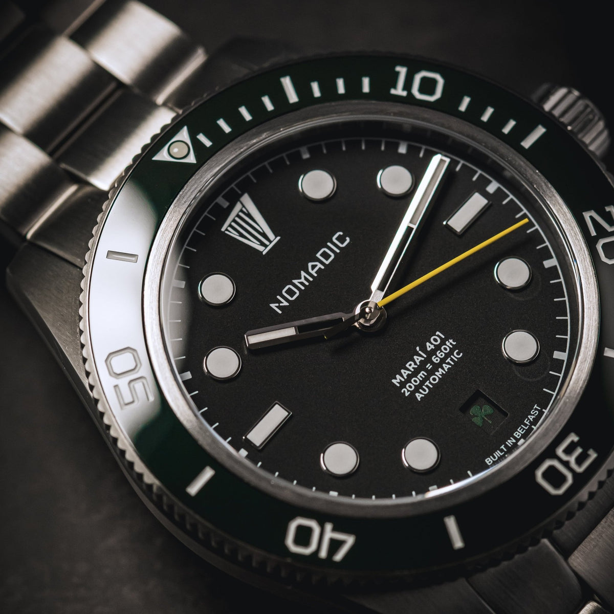 (40mm) Maraí 401 - Black Shamrock Limited Edition