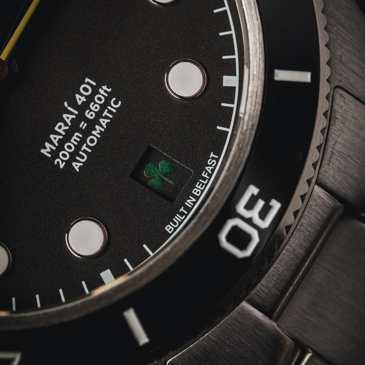(40mm) Maraí 401 - Black Shamrock Limited Edition