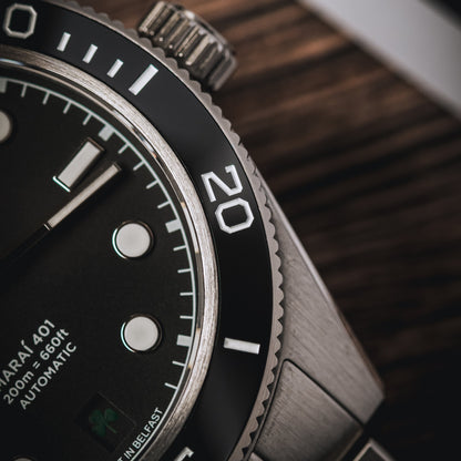 (40mm) Maraí 401 - Black Shamrock Limited Edition