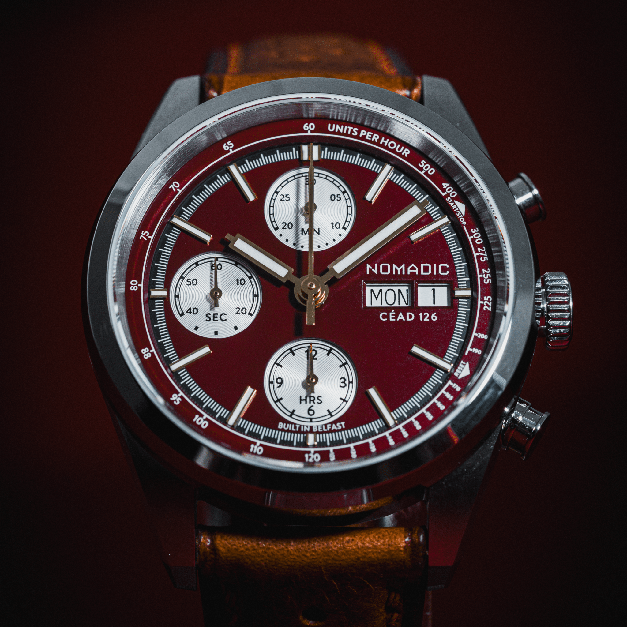 Céad 126 - Crimson Dawn - Chronograph