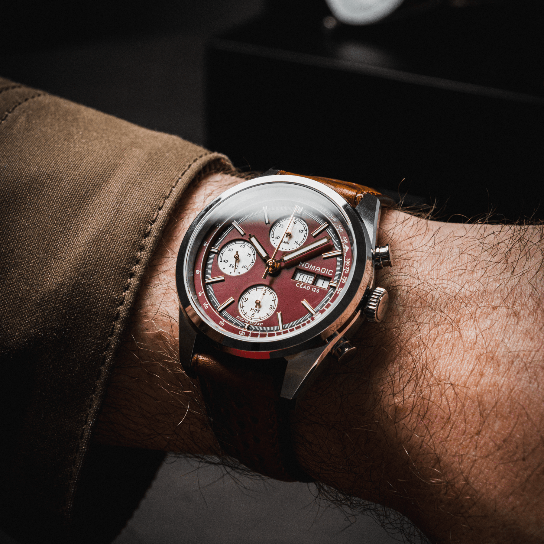 Céad 126 - Crimson Dawn - Chronograph