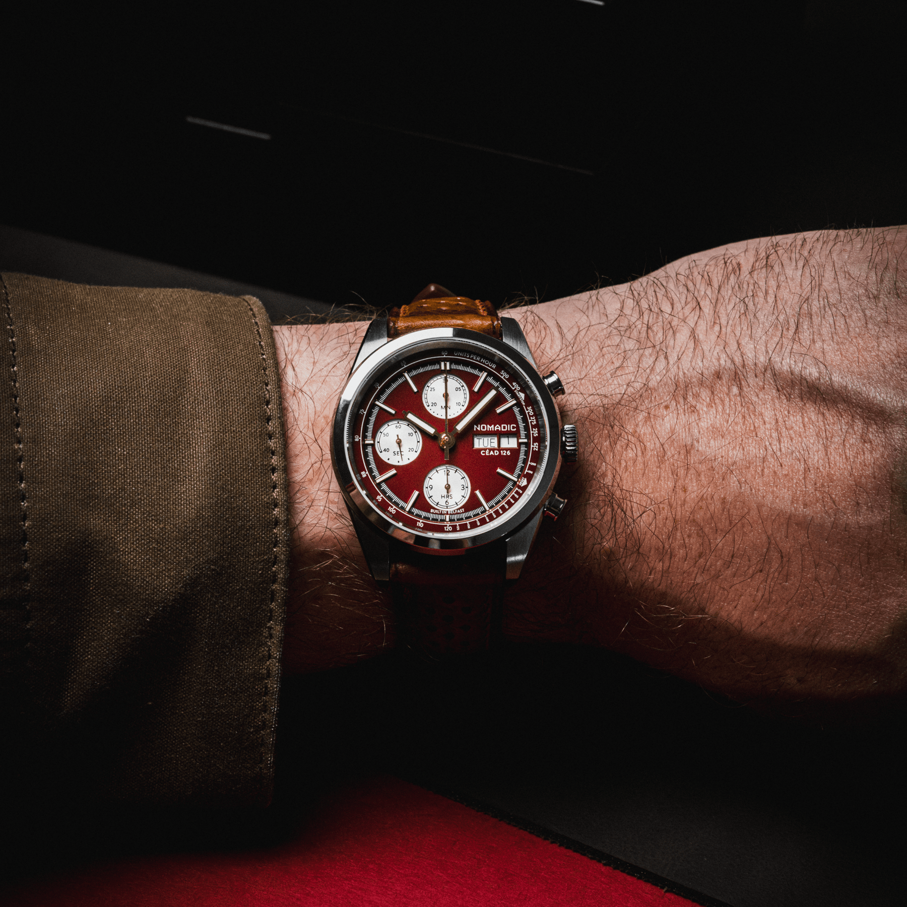 Céad 126 - Crimson Dawn - Chronograph