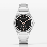 Cíor 928 - Luxury Sports Watch (36mm) - Black and Rose Gold with Diamonds